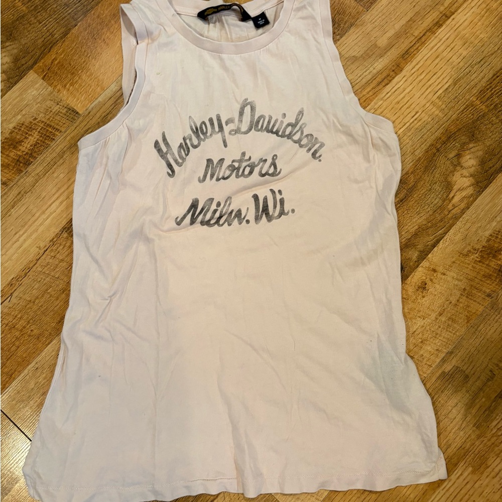 Harley-Davidson Women's White Muscle Tee